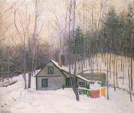 A Snowy Monday, Lilla Cabot Perry